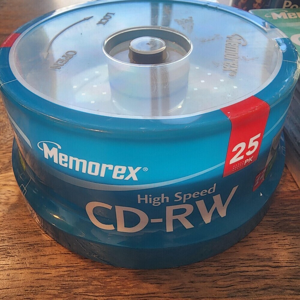 Lot Memorex CD-RW 35 700MB 12x 4x + Pocket CD-R Sony 2DD 3.5 Floppy New Sealed - Picture 14 of 16